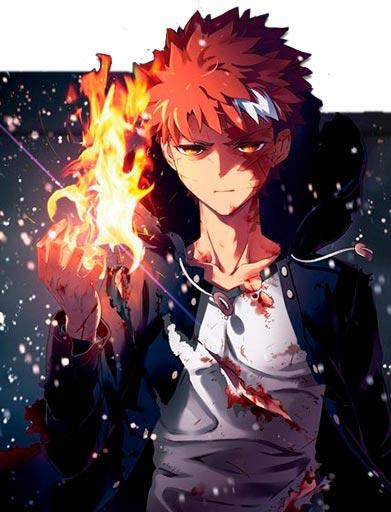 fate系列之最帅的卫宫士郎图片 卫宫士郎手机图片高清（7P）