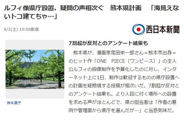 熊本县造路飞铜像