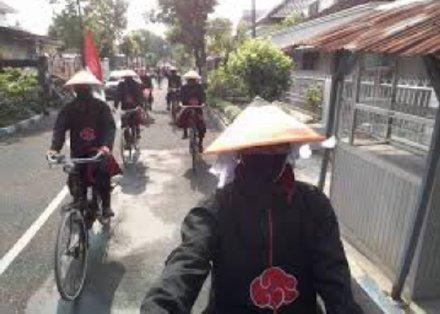 晓组织骑自行车