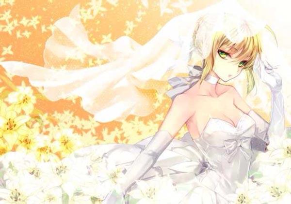 saber绝美婚纱图片
