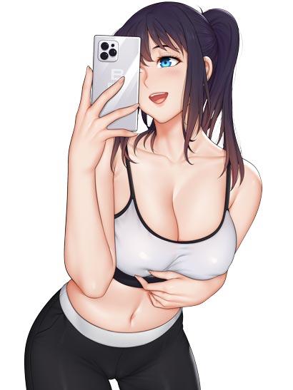 运动型动漫美女壁纸