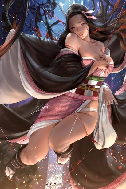 灶门祢豆子长大高清图片