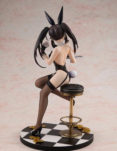 《约会大作战》原作版时崎狂三黑色兔女郎手办登场！
