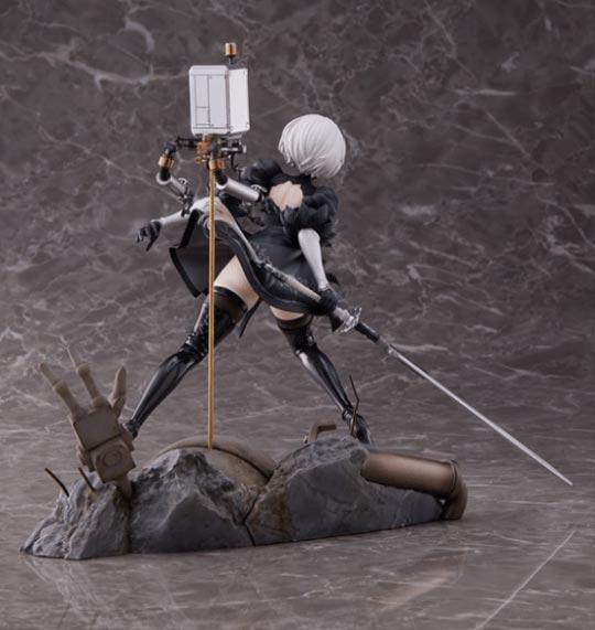 肉感十足！动画版《尼尔》2B 1/7 比例人偶手办已开订