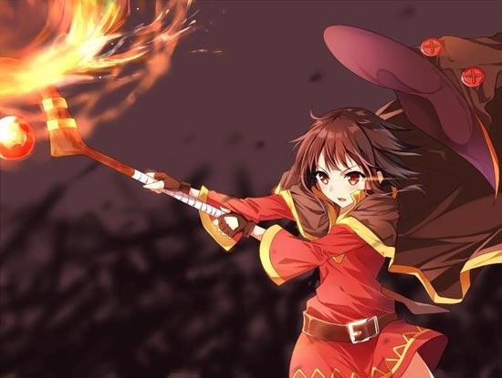 惠惠的爆裂魔法台词日语及翻译，中二病晚期症状了！