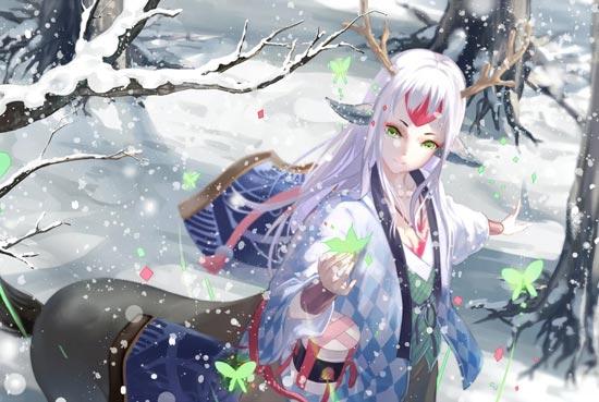 阴阳师高速公鹿小鹿男，半人半鹿的妖怪