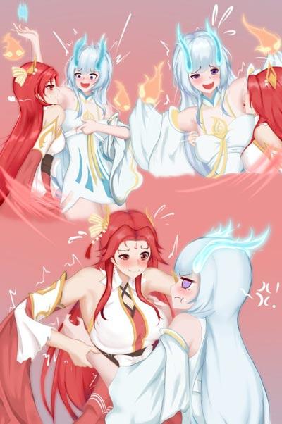 图片故事|王者荣耀貂蝉被到爽的漫画