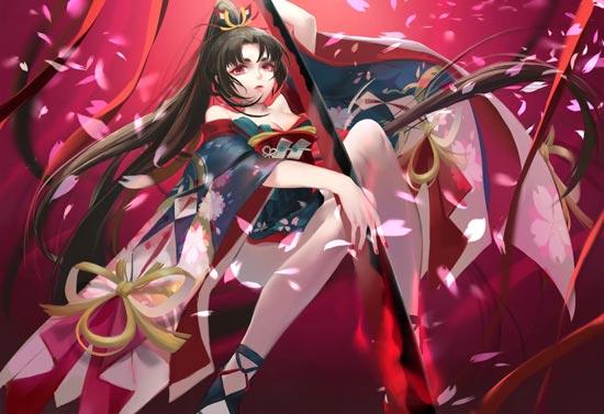 阴阳师妖刀姬传记，与妖刀相互依存的少女