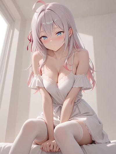 艾莉同学清凉动漫图片
