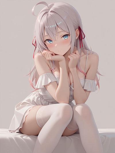 艾莉同学娇羞图片