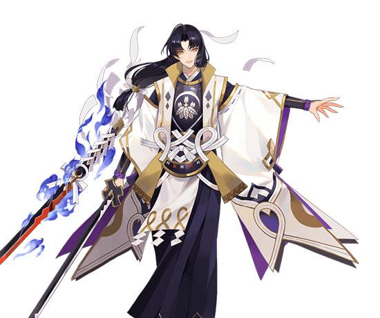 鬼切式神皮肤图片：白槿霜风