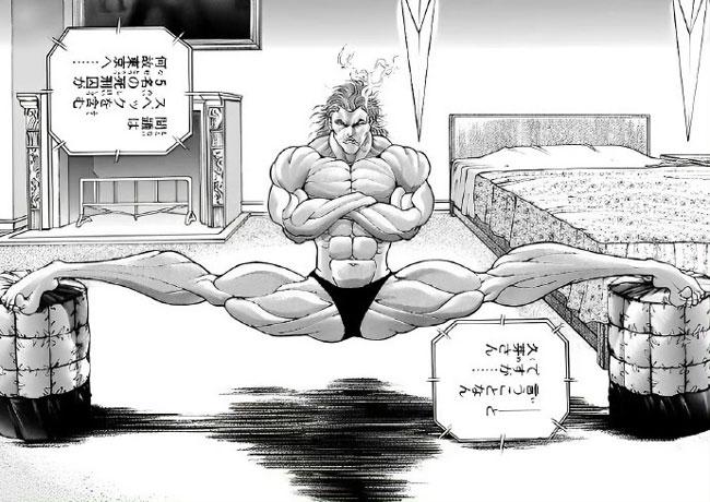 范马勇次郎一字马