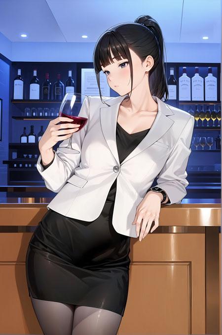 二次元职场美女