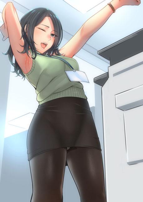 黑丝包臀职业装美女图片