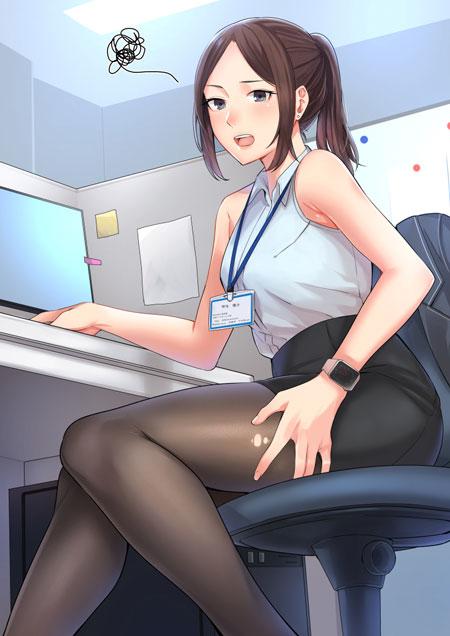 二次元职场美女图片