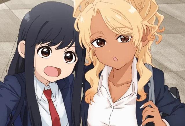 美食广场里的女高中生们在说啥是百合动漫吗？