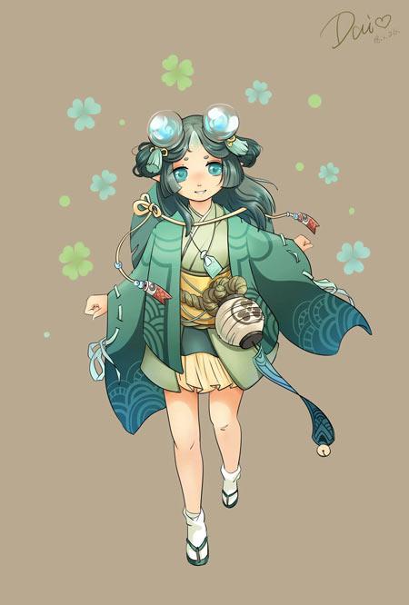 座敷童子壁纸
