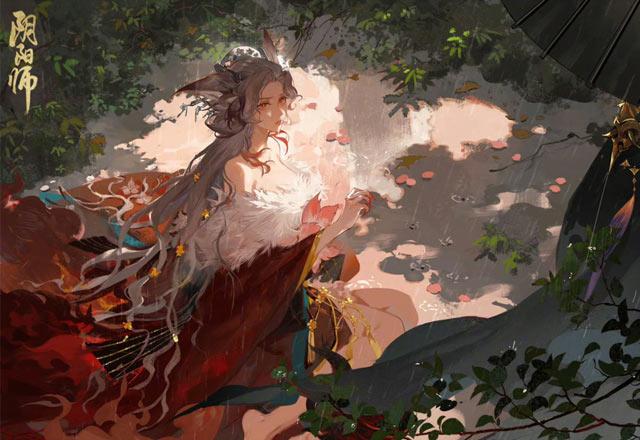 三尾狐图片大全