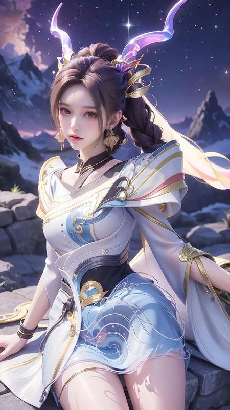 王者荣耀孙尚香AI制作图片