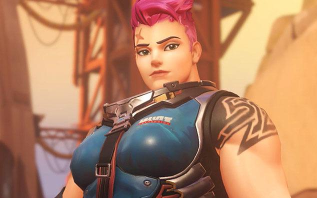 Overwatch查莉娅宽屏壁纸