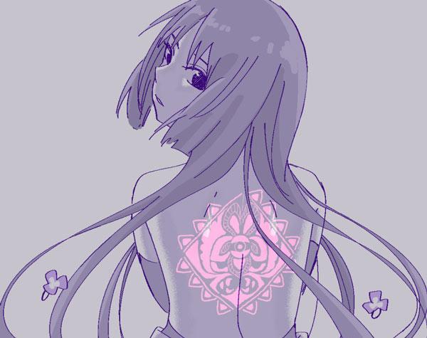 BORUTO笕堇的背部动漫图片欣赏-笕堇背部牛头天王封印图