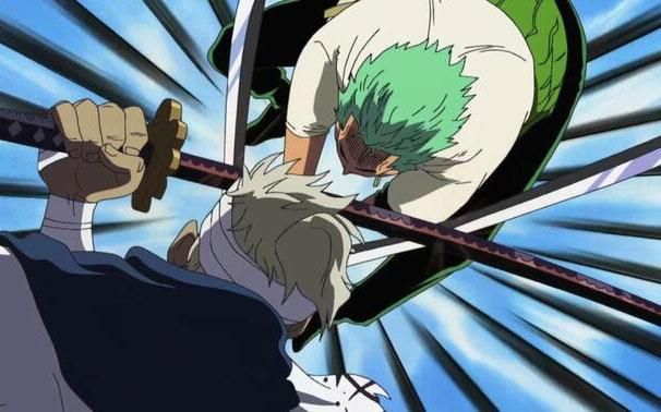 海贼王中索隆打龙马是在多少集？