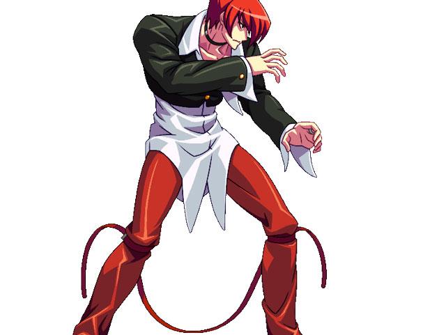 八神庵裤子上的带子主要是其‌朋克风格造型的一部分‌，称为“bondage pants”