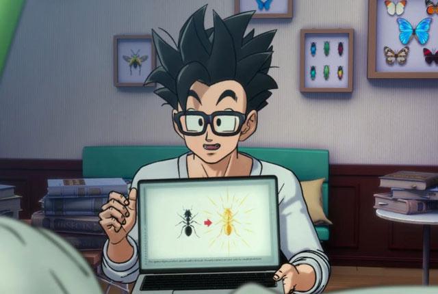 悟饭的学术研究成果就是发现了一种可以变色的蚂蚁