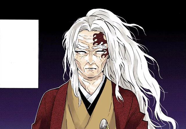 在缘壹八十岁高龄时，他将变为鬼的哥哥逼入绝境