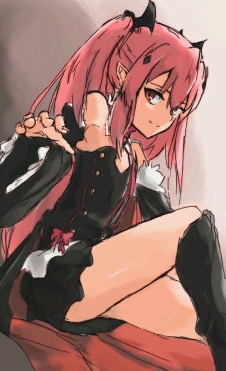 终结的炽天使克鲁鲁高清手机壁纸