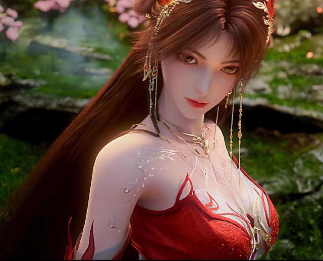 完美世界女主火灵儿登顶2025微博之夜二次元赛道女角色！