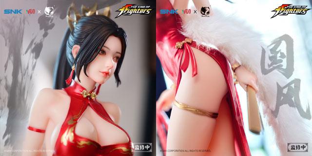 BearPanda×SNK拳皇不知火舞《红裳舞》1/6国风版手办上架
