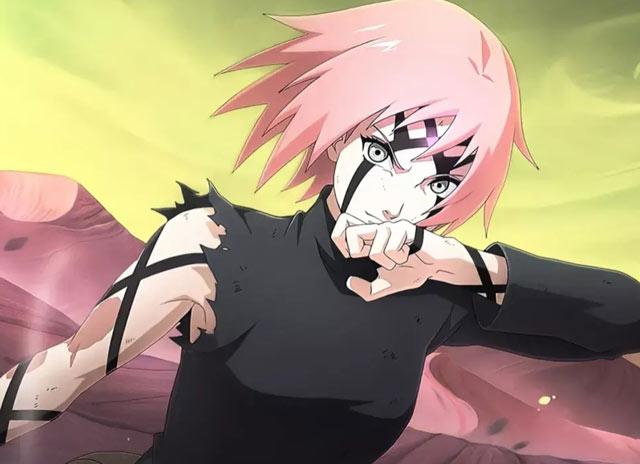 大量樱粉黑鸣人