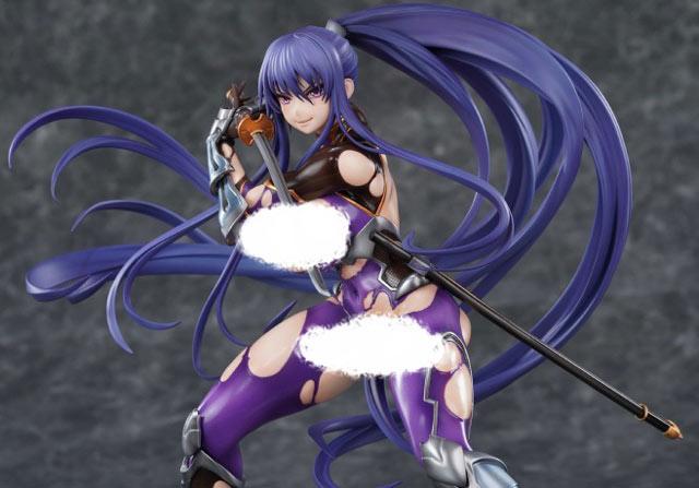 PURE对魔忍雪风2秋山凛子战斗服战破1/6手办开订