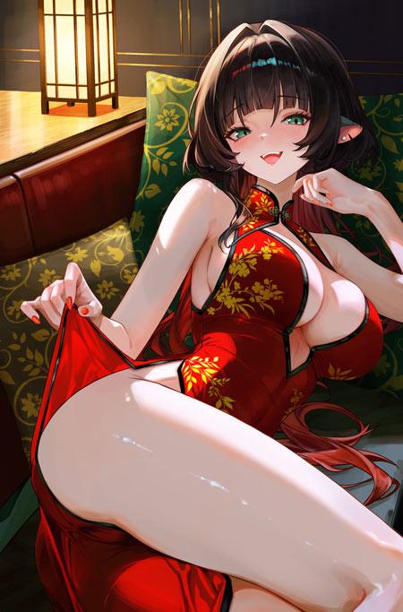 动漫旗袍美女图片大全