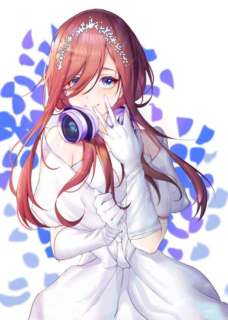 中野三玖婚纱高清动漫壁纸