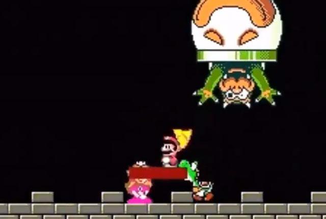 超级马力欧世界35年后惊现“隐藏”Bug结局：耀西真的可以吃掉碧姬公主！