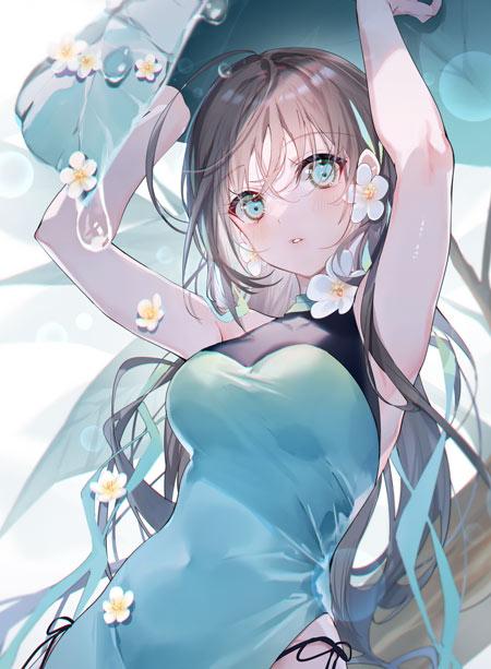 旗袍二次元美女壁纸