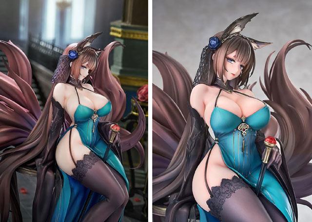 鳐（天城）落于王座之花手办细节