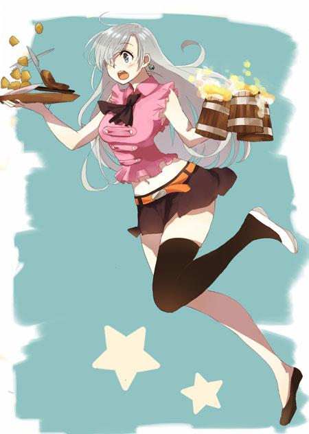 伊丽莎白手机动漫图片