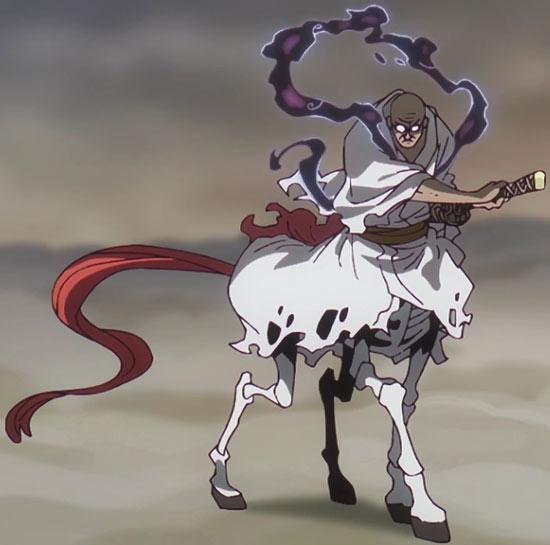 纳斯寿郎圣可以变身名为“马骨”的骷髅马