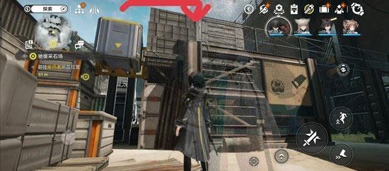 跳上起重机抬的箱子之后可以直接跳到电门里面