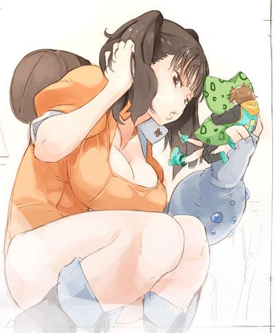 巨人族黛安和金图片