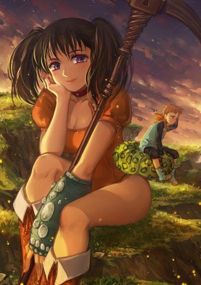 七大罪黛安x金图片大全