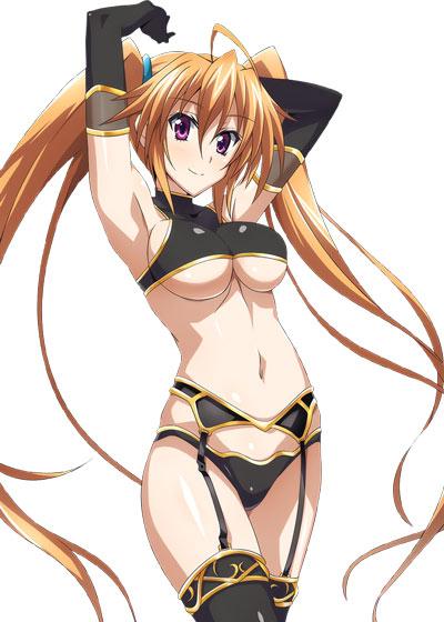 可爱的双马尾紫藤伊莉娜图片