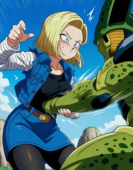 18号被沙鲁暴打的图片