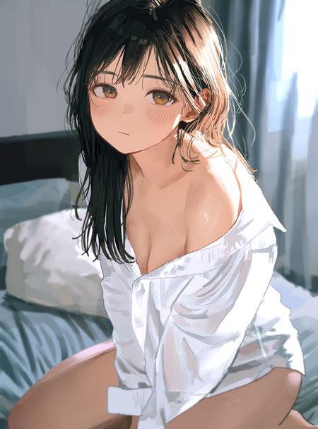 有质感的动漫美女图片