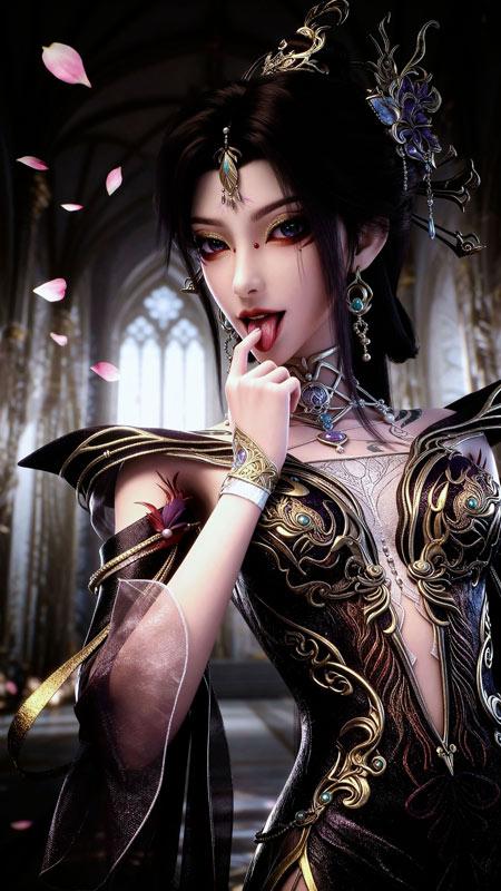 国漫女神百炼成神古佩儿超高清手机壁纸图片下载