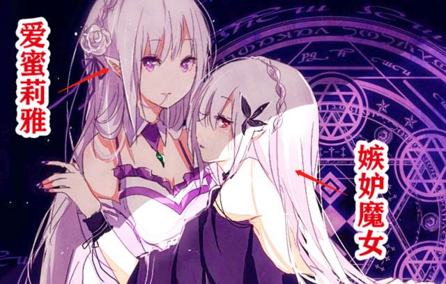 爱蜜莉雅和嫉妒魔女是什么关系，为什么长得一样？