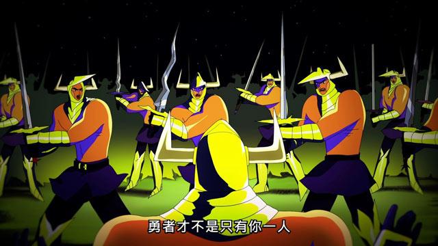 声优三木真一郎一个人包办了22个角色，其中21个是肋骨